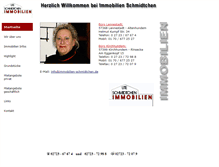 Tablet Screenshot of immobilien-schmidtchen.de